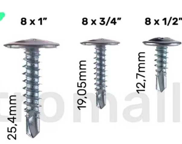 Stainless steel iron drill tail