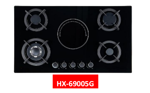 HX钢化玻璃燃气灶-69005G