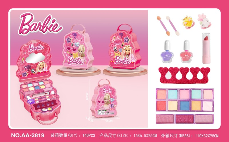 LT2色Barbie化妆品手提盒-LT543826